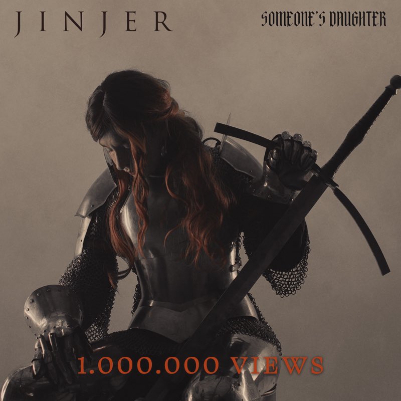 jinjerofficial's tweet photo. Someone’s Daughter has hit 1,000,000 views! Thank you all once again for the unbelievable support and the amazing reactions to the first four singles from our upcoming album, DUÉL!
WATCH: https://t.co/TnMsgBSN22
#SomeonesDaughter #Jinjer #Duel #NewSingle #NewMusic https://t.co/S8VI8x3EpS