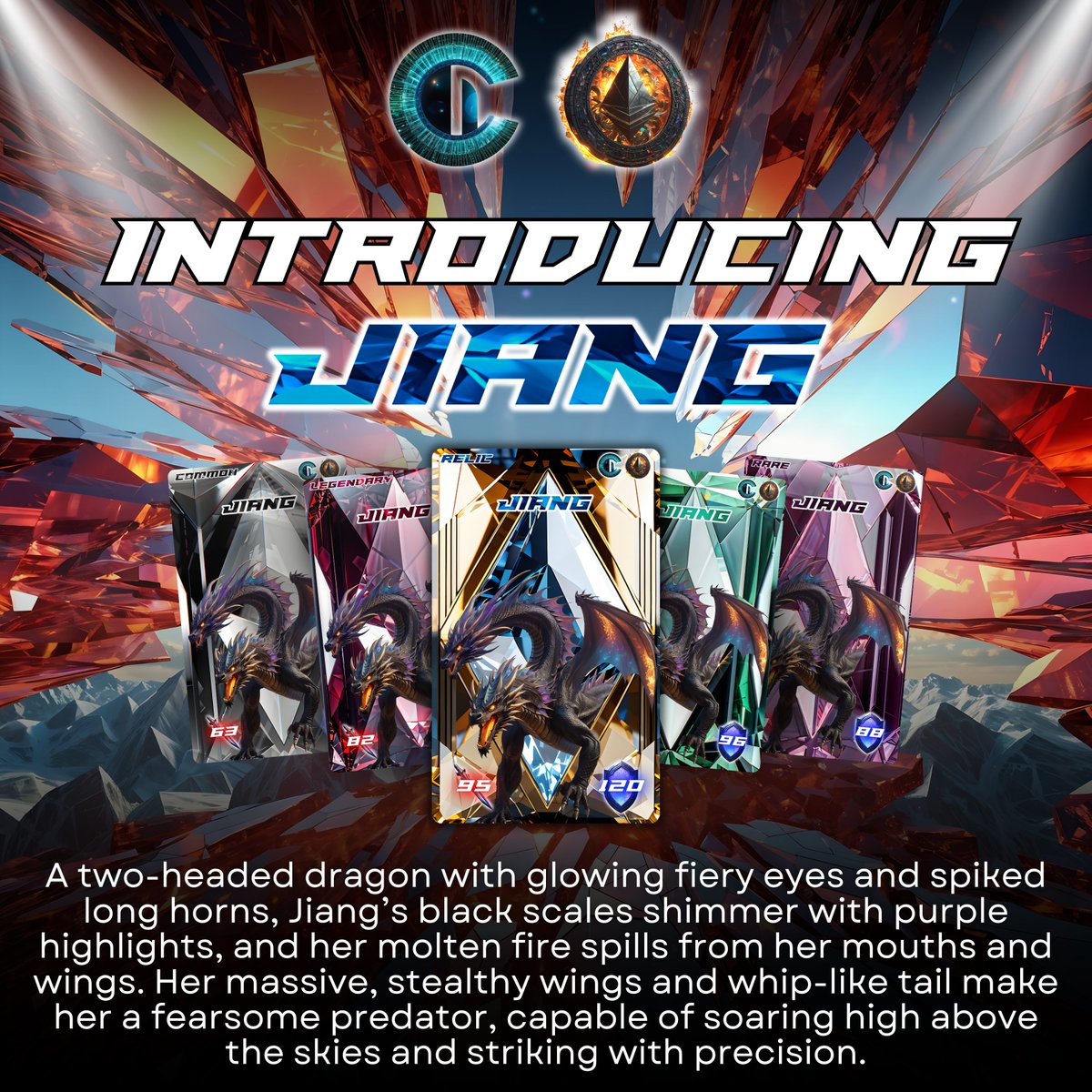 IncryptNFT's tweet image. NFT SHOWCASE #34

Name: Jiang
Faction: Dragon
Sub-Faction: Skybound Guardians

See Jiang&apos;s full character storyline in our Discord!
👉discord.gg/W8FGSQgW3S

#Incrypt #Crypto #NFTs #Blockchain #CryptoRewards #DeFi #CryptoGaming #Web3 #CryptoFaucet #INCrypto