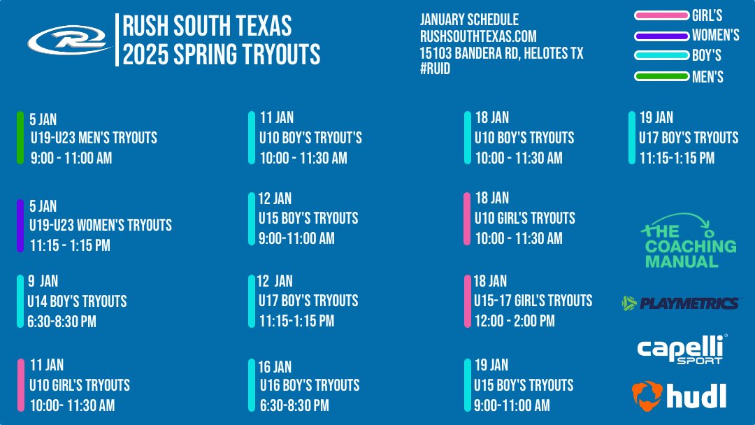 playmetrics.com/signup?clubTok…
REGISTER SPRING TRYOUTS