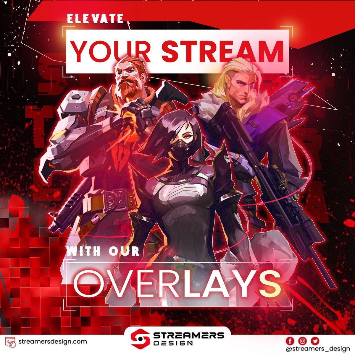 streamer_design's tweet image. Take your stream to the next level with custom overlays that define your style! Elevate your visuals and leave a lasting impression on your audience🚀

👉 Visit us at streamersdesign.com to get started now! 

#StreamLikeAPro #TwitchOverlays #StreamDesign #twitch #twitchstream