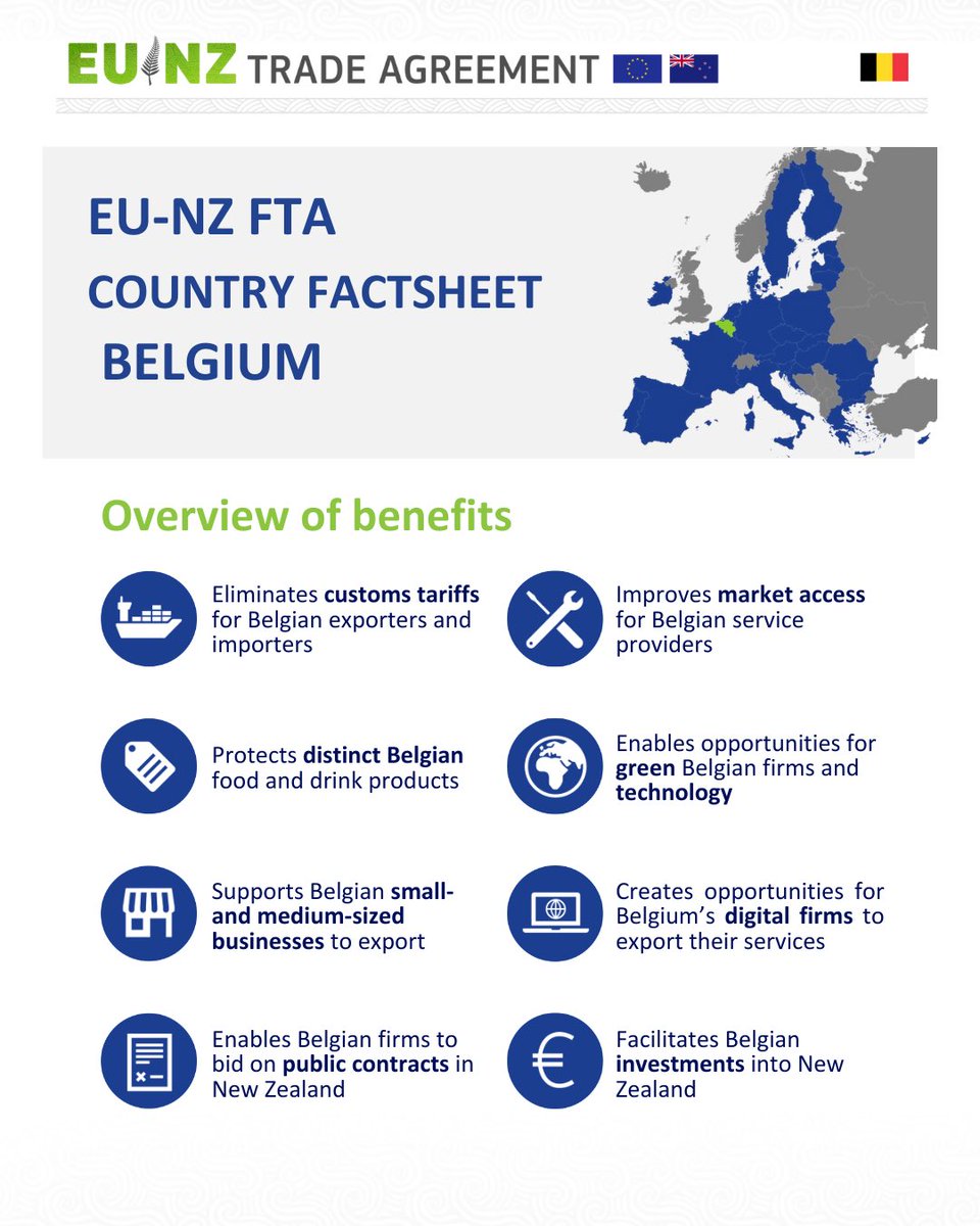 EUinNZ's tweet photo. The next EU-FTA factsheet is about Belgium 🇧🇪

Look at Belgium top exports to New Zealand 💊⚙️🩺

Check out this link for more info ⬇️
https://t.co/dah6JfWnht

@BelgiuminAUS @FIT_agency @AWEX_Belgium @EU_Commission https://t.co/IlX1JYUZP4