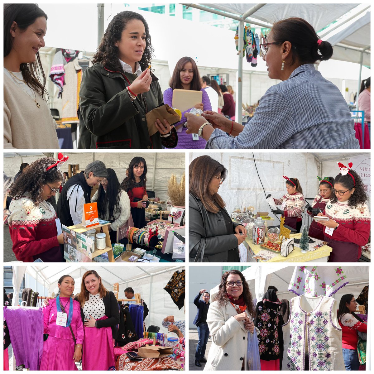 Hoy se llevó a cabo el Bazar lEEMprendedoras, un evento que reunió a mujeres emprendedoras del Estado de México para mostrar sus productos y servicios. 

¡Gracias a todas las participantes y a quienes nos apoyaron! 🙌🏻