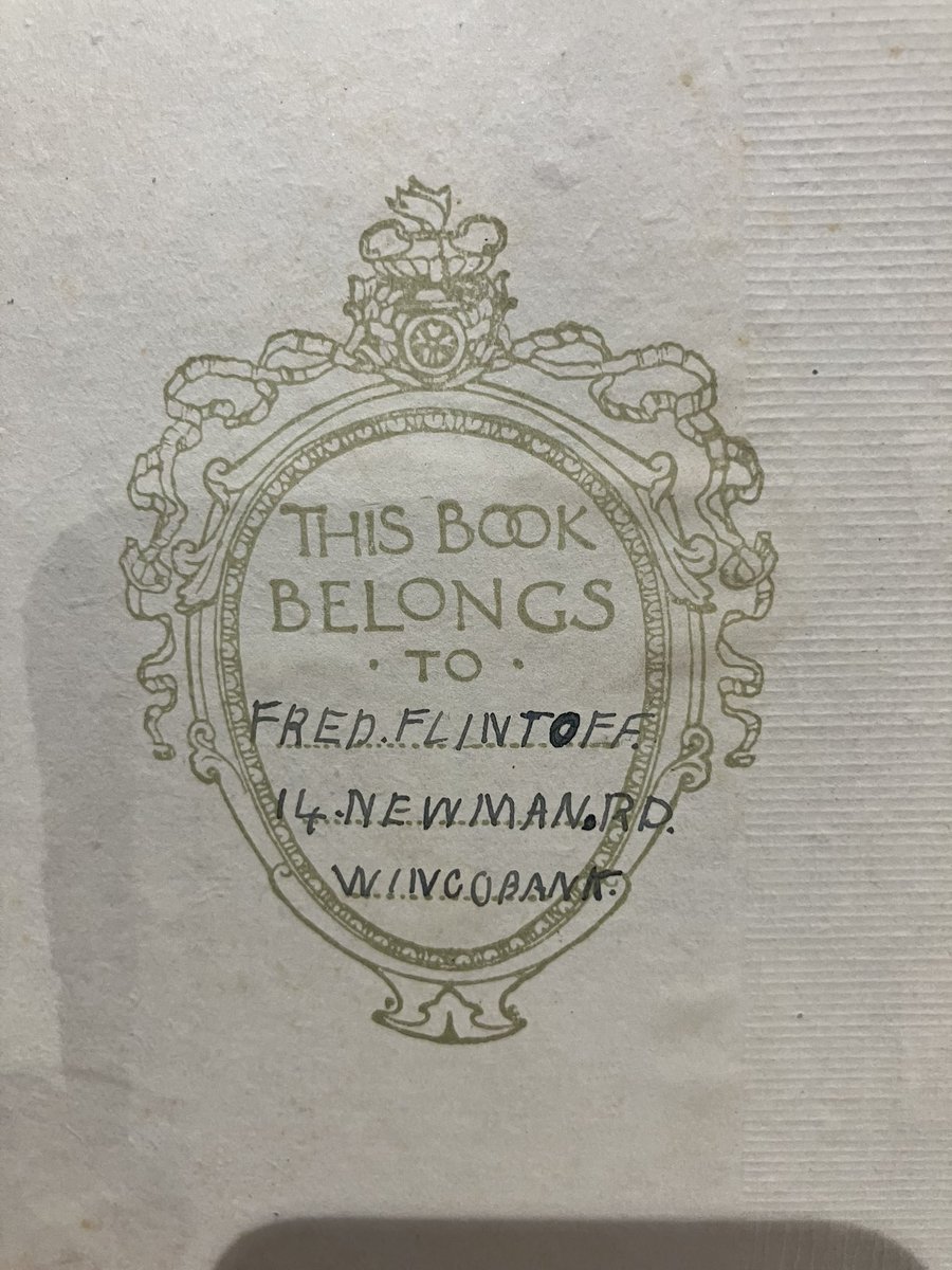 RCBridgestock's tweet image. Wonder if the book on our bookshelf really did once belong to THE #FreddieFlintoff #cricketer @flintoff11