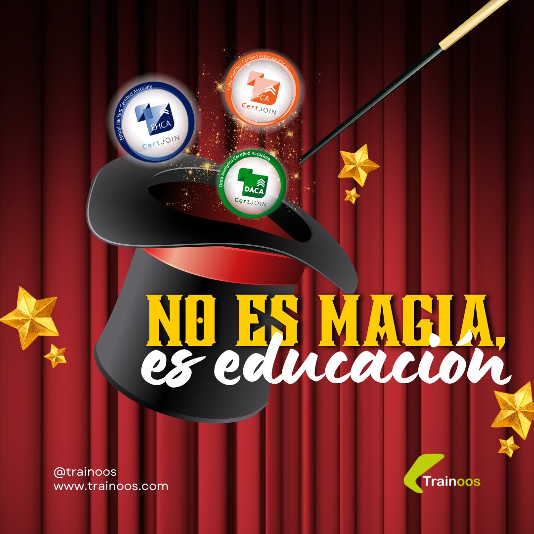 trainoos's tweet photo. ✨ La magia está en el conocimiento.
🎓 Certifícate con Trainoos y transforma tu futuro.
👉 Descubre cómo en https://t.co/WZXeZ4xLWI. https://t.co/7Pz6u6rDLL