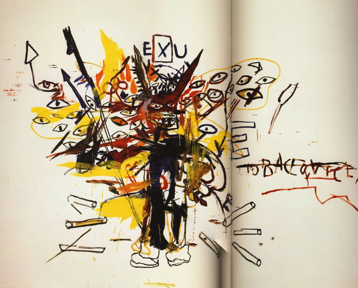 Exu, 1988 #artbots #basquiat
