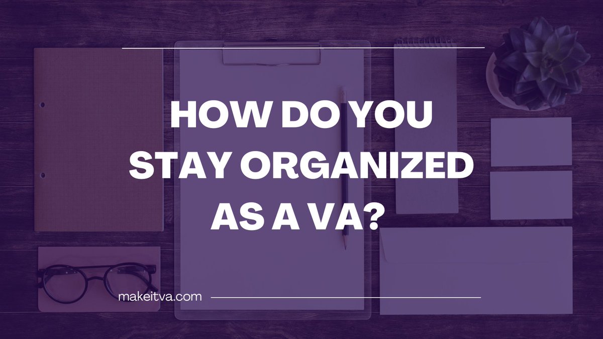 MakeITVA's tweet image. How do you stay organized as a VA? Sticky notes, apps, or spreadsheets—let’s hear your secret! 🖥️📆 #VACommunity #WorkflowEfficiency #TaskManagement