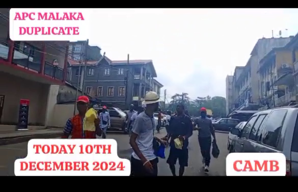 On World Human Rights Day shows police chasing protesters in <a href="/SierraLeone/">Follow Me</a>,firing tear gas against peaceful protesters expressing their democratic rights demanding d 2023 results of their stolen votes is crime <a href="/SecBlinken/">Secretary Antony Blinken</a> <a href="/ecowas_cedeao/">Ecowas - Cedeao</a> <a href="/DavidLammy/">David Lammy</a> <a href="/UN_HRC/">UN Human Rights Council</a> <a href="/SenatorRisch/">Jim Risch</a> <a href="/SFRCdems/">Senate Foreign Relations Committee</a>