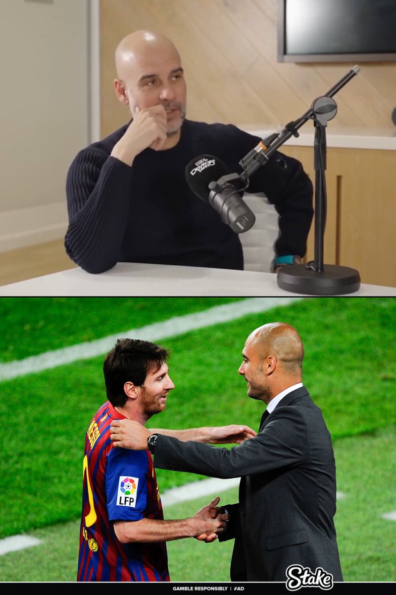 Pep Guardiola: "I could never put a together an ideal XI from the players I coached. The only one I could choose is Lionel Messi. He is different from anyone else." <a href="/danigarcia_ca/">Dani García</a> 🐐✨