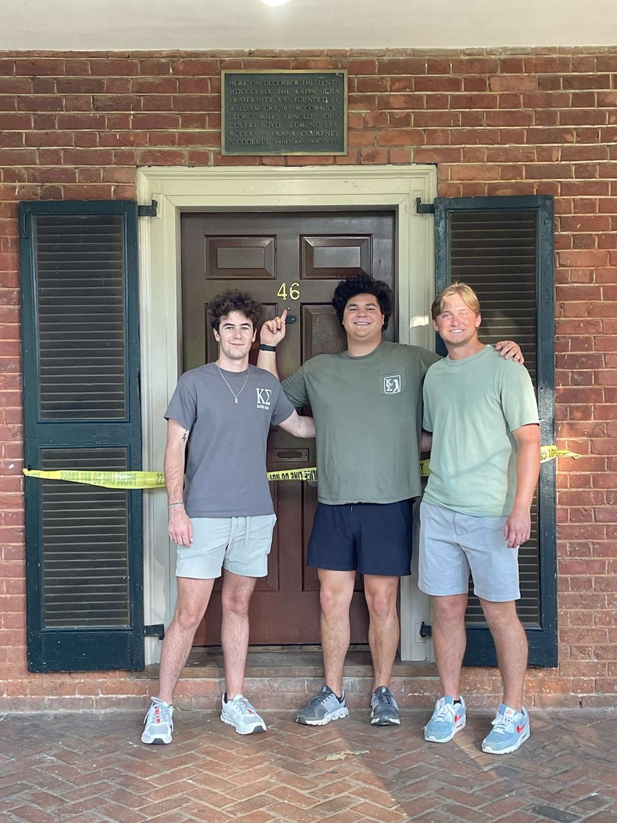 155 years of Kappa Sigma…

Happy Founders Day to all the Kappa Sigma’s out there

AEKΔB ❤️💚