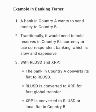 AbsGEC's tweet photo. BREAKING: 🇺🇸 @RIPPLE ANNOUNCES STABLECOIN $RLUSD IS APPROVED BY @NYDFS! 

Here’s everything you need to know about how RLUSD will impact the price of $XRP! 

"As demand for RLUSD increases, so does the utilization of XRP as a settlement layer."

By providing institutions with seamless access to liquidity via the XRP Ledger (XRPL), it simplifies cross-border payments and settlements.This enhances the appeal of Ripple's solutions, allowing financial institutions to use a stable, predictable value medium.

The benefits of RLUSD include:

Efficient Liquidity Management: Institutions can source liquidity instantly, reducing reliance on pre-funded nostro accounts.

Faster Cross-Border Transactions: By leveraging XRPL's speed and scalability, RLUSD facilitates near-instantaneous global payments.

Stability and Trust: As a USD-pegged stablecoin, RLUSD minimizes volatility concerns, making it a reliable tool for businesses and institutions.

Broader Adoption of XRPL: The stablecoin adds another use case for the XRP Ledger, encouraging more developers and institutions to build on the network. 

Are you bullish on the future of the XRP Ledger? 🤔💭

Comment Below & Follow For More!! 👇👇
#Ripple #RLUSD #RealUSD #Stablecoin