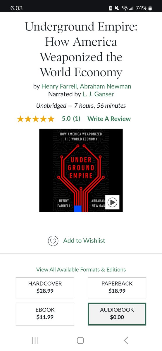 JFKii's tweet image. This is a fun read 🤓 #DataIsLabor 
Underground Empire: How America Weaponized the World Economy