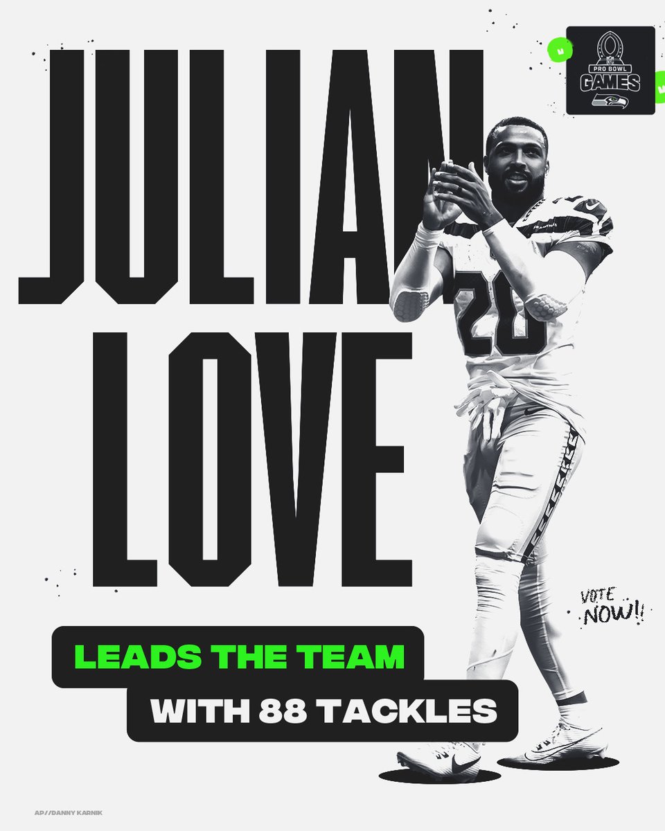 Seahawks's tweet image. Made his case.
#ProBowlVote + @_jlove20