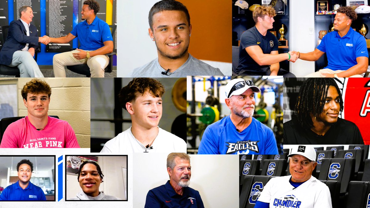 YurView Arizona (@yurview_az) on Twitter photo Thank you to all the Players, Coaches and Executives who sat down with our very own <a href="/Wesso_96/">Wes Horton</a> this season. Getting a behind the scenes look into some of the premiere programs in HighSchool Football this season was such a treat.
<a href="/DavidHinesAz/">David Hines</a> <a href="/JoshuaHopphaus/">Joshua Hopphaus “LK”</a> <a href="/GarretsonRick/">Coach G</a> Thank you to all the Players, Coaches and Executives who sat down with our very own <a href="/Wesso_96/">Wes Horton</a> this season. Getting a behind the scenes look into some of the premiere programs in HighSchool Football this season was such a treat.
<a href="/DavidHinesAz/">David Hines</a> <a href="/JoshuaHopphaus/">Joshua Hopphaus “LK”</a> <a href="/GarretsonRick/">Coach G</a>