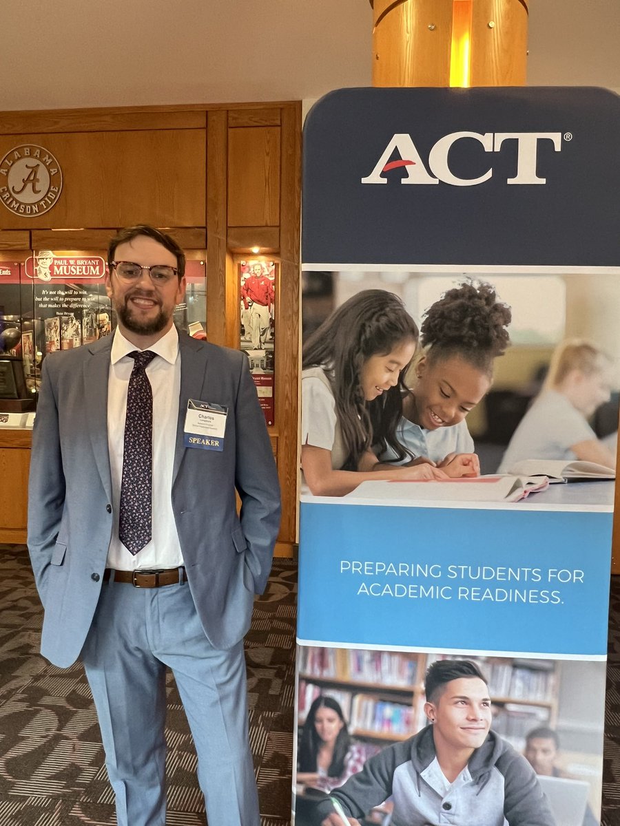 CKLongshore's tweet photo. @act #ACTstateorgs
I was so proud to be selected to present at Southeast ACT Summit back “home” at the The University of Alabama today! https://t.co/8iKOdkY4Xn