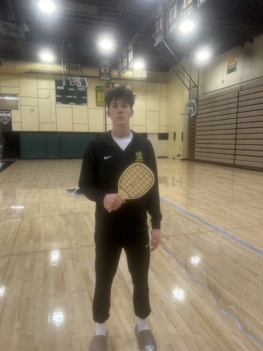 8th period COURT SPORTS PICKLEBALL SINGLES CHAMPION! Gavin