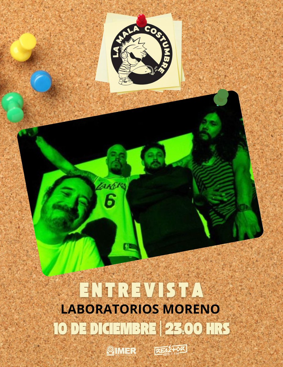Reactor105's tweet photo. #LiberaLaReacción que tiene música en vivo y vistas para terminar el martes en este par de horas que suena @CostumbreLamala
No se pierdan a @PizaRobin y @SoyZurdoDePie que en minutos tendrán en cabina a #ChasingYesterday y @LaboratoriosMo2 🌃📻 https://t.co/UZ2sZB2FzS