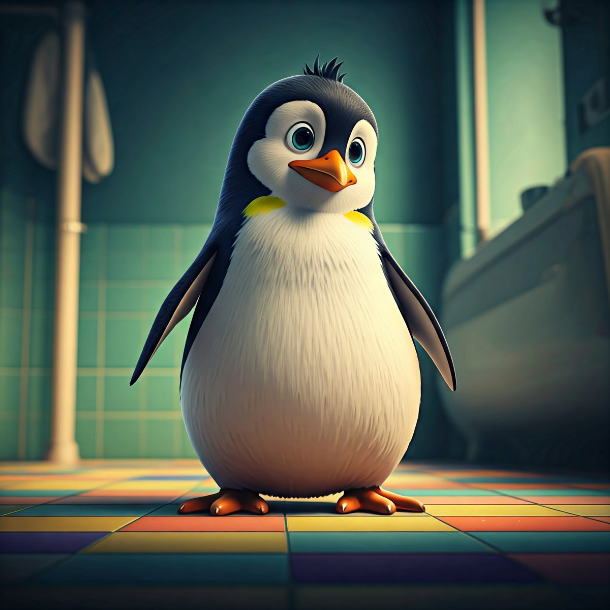 HeatizonSystems's tweet photo. Don't fell like a penguin in your bathroom... get #underfloorheating #heatedfloors #floorheating from #heatwave 
https://t.co/AgCfRWvw7O https://t.co/TWPZmDJ8HH