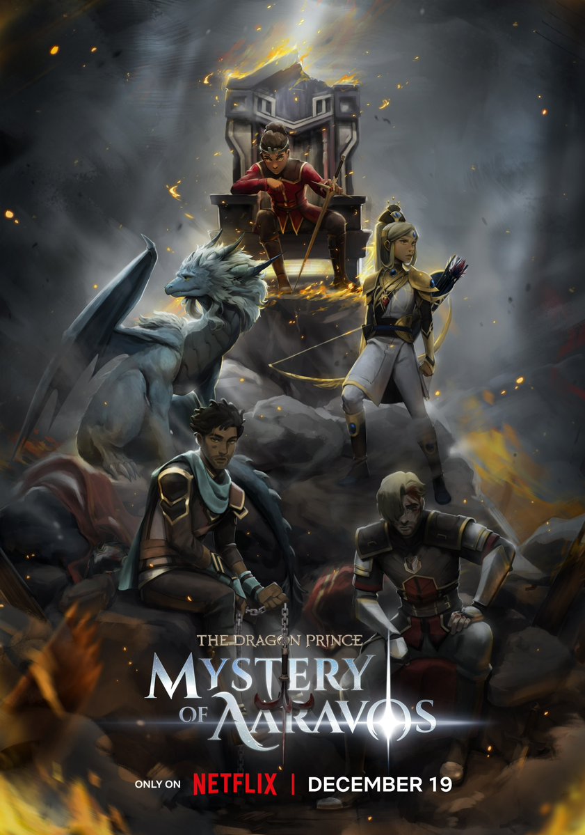 dragonprincebr's tweet image. 🚨 | Novo pôster da 7ª e (até então) última temporada de #TheDragonPrince!
"Sangue e cinzas."
