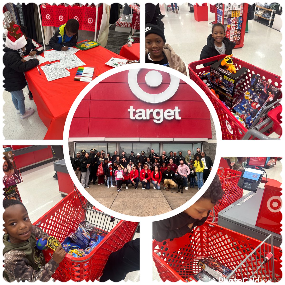 1audreywilliams's tweet photo. We are so grateful to start the holidays with @Target and @NorfolkPD as our students were able to shop with a cop in the Target Heroes & Helpers program!Thank you for creating connections and bringing the joy of the season to all involved. #ROARingTogether🦁 #HeroesAndHelpers https://t.co/qs3DPLajXi