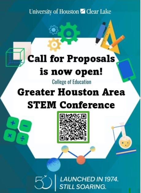 Calling all STEM Enthusiasts to be a part of the Exhibit Hall for the Greater Houston Area STEM Conference on Saturday, March 1, 2025! 

Exhibitor Info - uhcl.edu/education/cent…