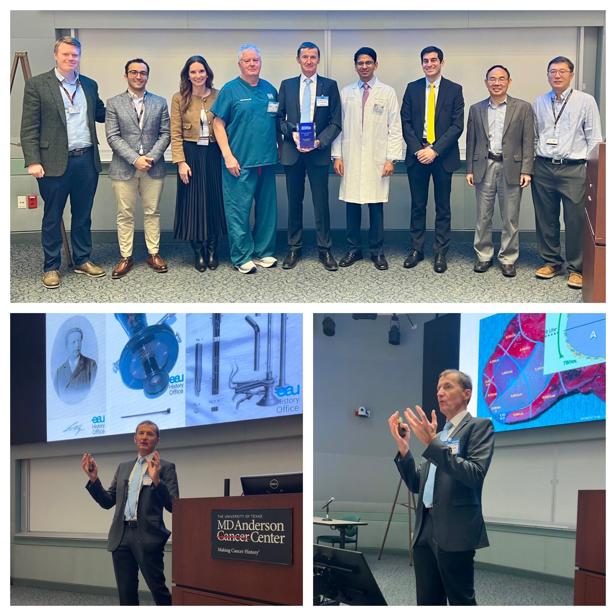 Ashish M. Kamat, MD, MBBS (@urodocash) on Twitter photo Thank you, Prof. Stenzl, for delivering a thought provoking <a href="/MDAndersonNews/">MD Anderson Cancer Center</a> Mel Klein Lecture in Bladder Cancer!
Your insights into the history of bladder cancer advancements, the lively discussions, and the warmth you bring left a lasting impression. Our trainees and faculty Thank you, Prof. Stenzl, for delivering a thought provoking <a href="/MDAndersonNews/">MD Anderson Cancer Center</a> Mel Klein Lecture in Bladder Cancer!
Your insights into the history of bladder cancer advancements, the lively discussions, and the warmth you bring left a lasting impression. Our trainees and faculty