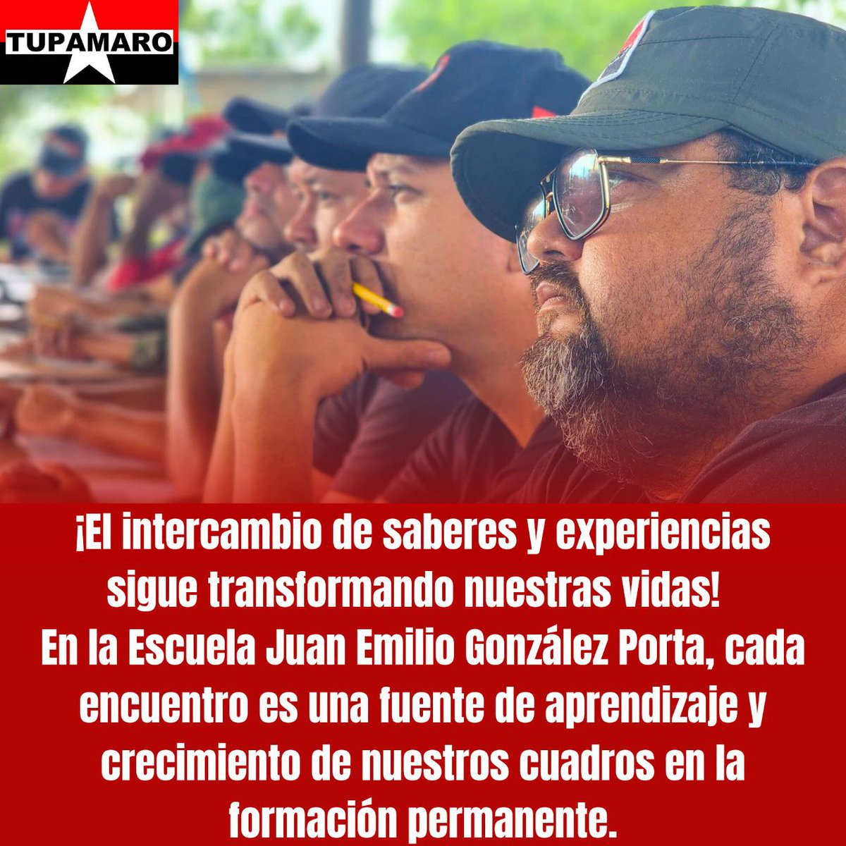 Nos encontramos en la escuela nacional de intercambio y saberes Juan Emilio González Porta en constante formación y así elevar los niveles de conciencia crítica revolucionaria de cada uno de nuestros cuadros <a href="/TupamaroMRT_/">Movimiento Revolucionario TUPAMARO Vzla.</a> Es Ejemplo De Lucha 

#TodoElpartidoEsUnaEscuela