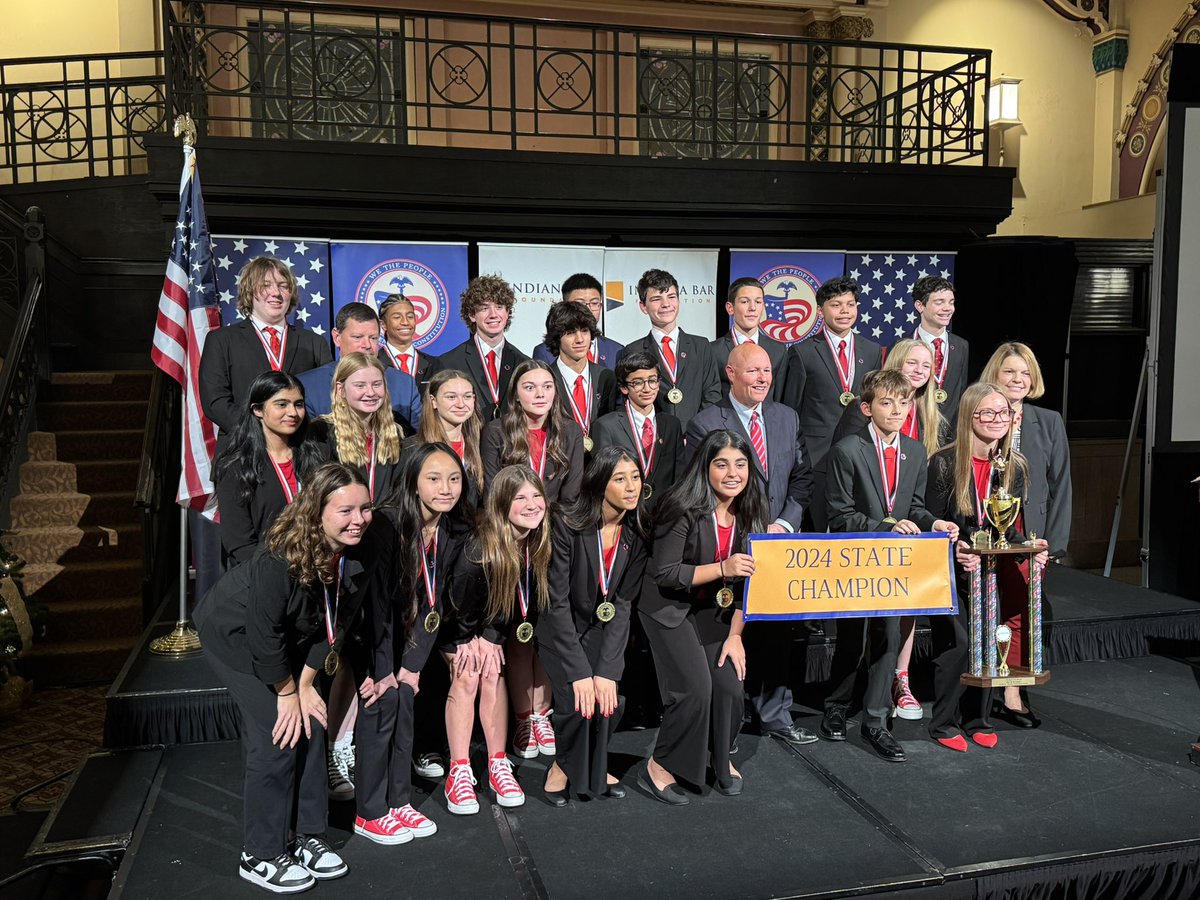 Congratulations to this awesome group for winning the state We the People championship. #invictus