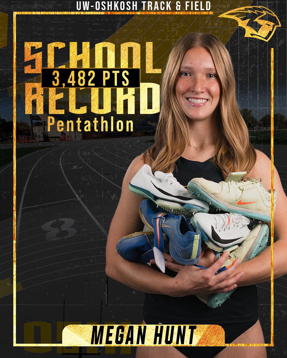 UWOTF_CC's tweet photo. Big shoutout to Megan Hunt on breaking her own school record in the pentathlon this past weekend!

Natty Bound! ⚡️⚡️⚡️ https://t.co/UYVIYOmXUU