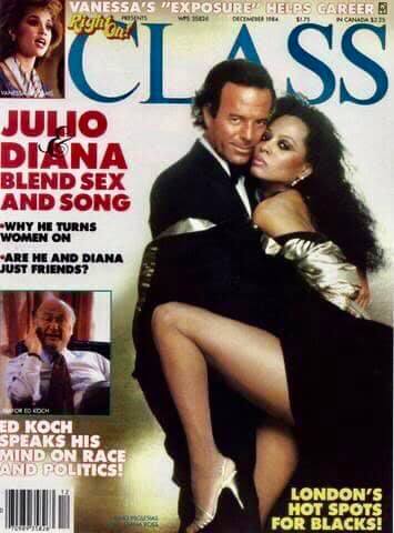 TheDustinFitz's tweet photo. #DianaRoss &amp; #JulioIglesias on the cover of Right On! Class magazine in December 1984. https://t.co/aHIi5Q8GH3