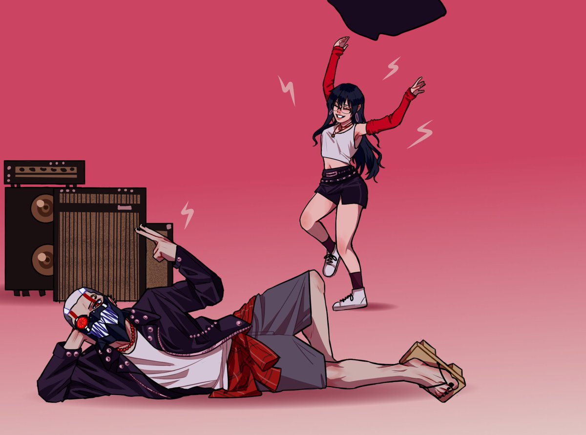 Me ganó la loquera. Leí DandaDan y me enculé de Unji (nomedisculpo) Tocó hacerse un selfinsert (simedisculpo)

#Dandadan #dandadanfanart