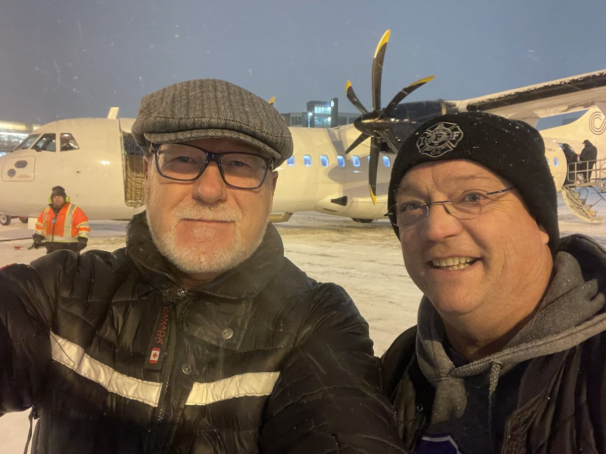 MPFFA Pres Chris Perry/Alex Forrest travelling to Thompson to enjoy the minus 30 temperature &amp;support Thompson Prof FF on a number of pressing issues such as future of the Ambulance service in Thompson &amp;Collective Bargaining for the hardest working Fire paramedics in Canada