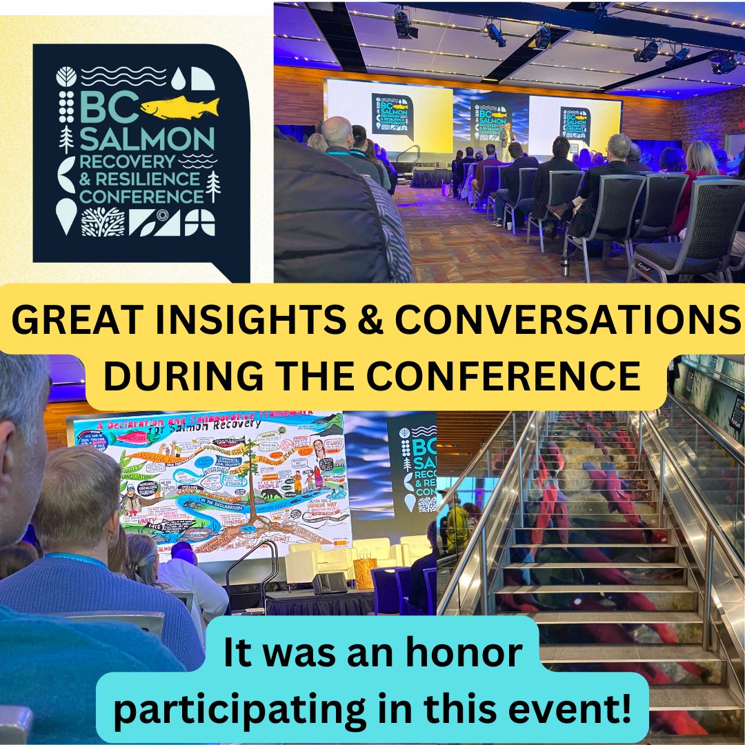 SkeenaKnowledgeTrust (@skeenatrust) on Twitter photo The SKT was excited to join the BC Salmon Recovery & Resiliency Conference! 🌊🐟 Inspiring insights, meaningful chats, & new connections highlighted the dedication to salmon recovery. Big thanks to <a href="/PSF/">PACIFIC SALMON FOUNDATION</a> and <a href="/FNFish/">FN Fisheries Council</a> for organizing! 🙌 Ready to apply these lessons in the Skeena. The SKT was excited to join the BC Salmon Recovery & Resiliency Conference! 🌊🐟 Inspiring insights, meaningful chats, & new connections highlighted the dedication to salmon recovery. Big thanks to <a href="/PSF/">PACIFIC SALMON FOUNDATION</a> and <a href="/FNFish/">FN Fisheries Council</a> for organizing! 🙌 Ready to apply these lessons in the Skeena.