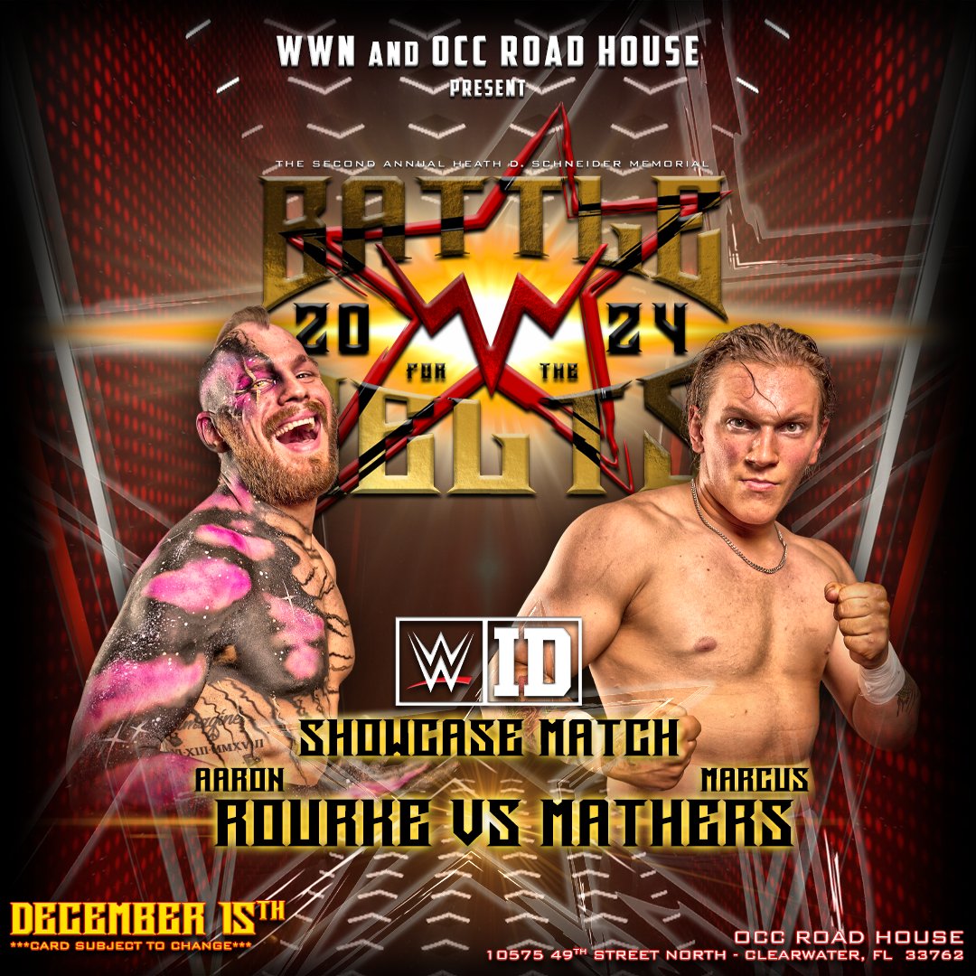WWEID's tweet photo. This weekend will see the next phase of WWE ID begin with the first #WWEID Showcase Matches ๐ฅ
What will happen when WWE ID prospects battle against each other in official matches?
Info on the graphics ๐ https://t.co/2mMJTRsU7X