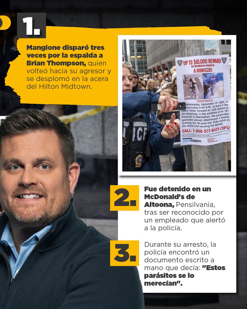 LaPosta_Ecu's tweet photo. ¿Si ves a un joven como Luigi Mangione en la calle, pensarías que es un as3sino? Pues sí lo es. La Policía lo identificó como el principal sospechoso del homic1dio de Brian Thompson, CEO de UnitedHealthcare. Te contamos lo que sabemos del caso. #alfanet https://t.co/na3259S9nW