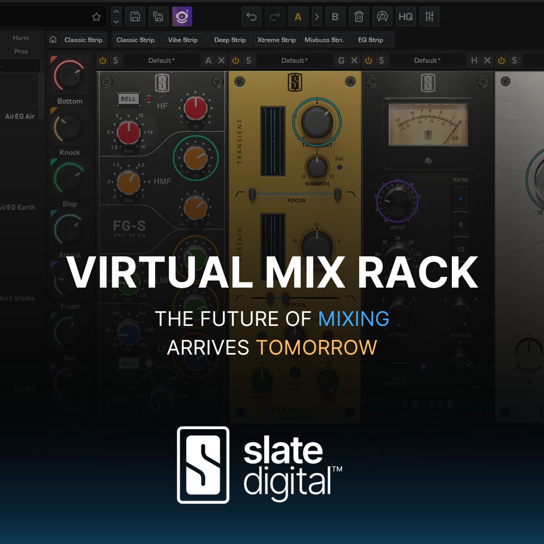SlateDigital's tweet image. TOMORROW 👀