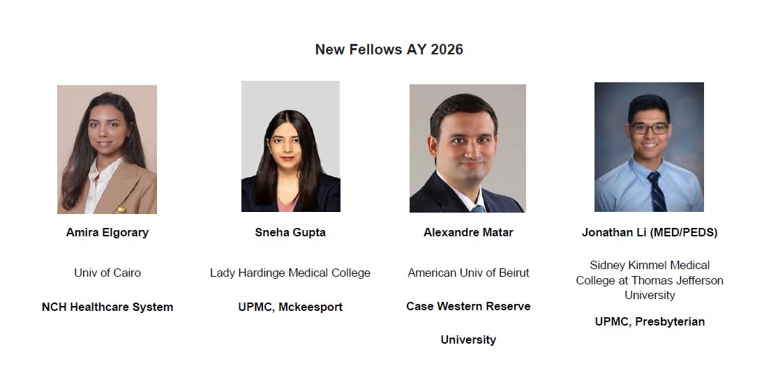 We are excited to welcome our incoming class of #rheum fellows! 
Welcome to the <a href="/PittRheum/">PittRheum</a> family!
<a href="/PittDeptofMed/">PittDeptofMed</a>