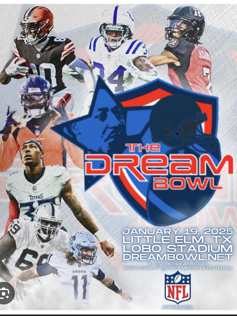 jamin_graham27's tweet photo. Blessed to receive a invite to play in the dream bowl @TheDreamBowl https://t.co/rKwVUbtwuc