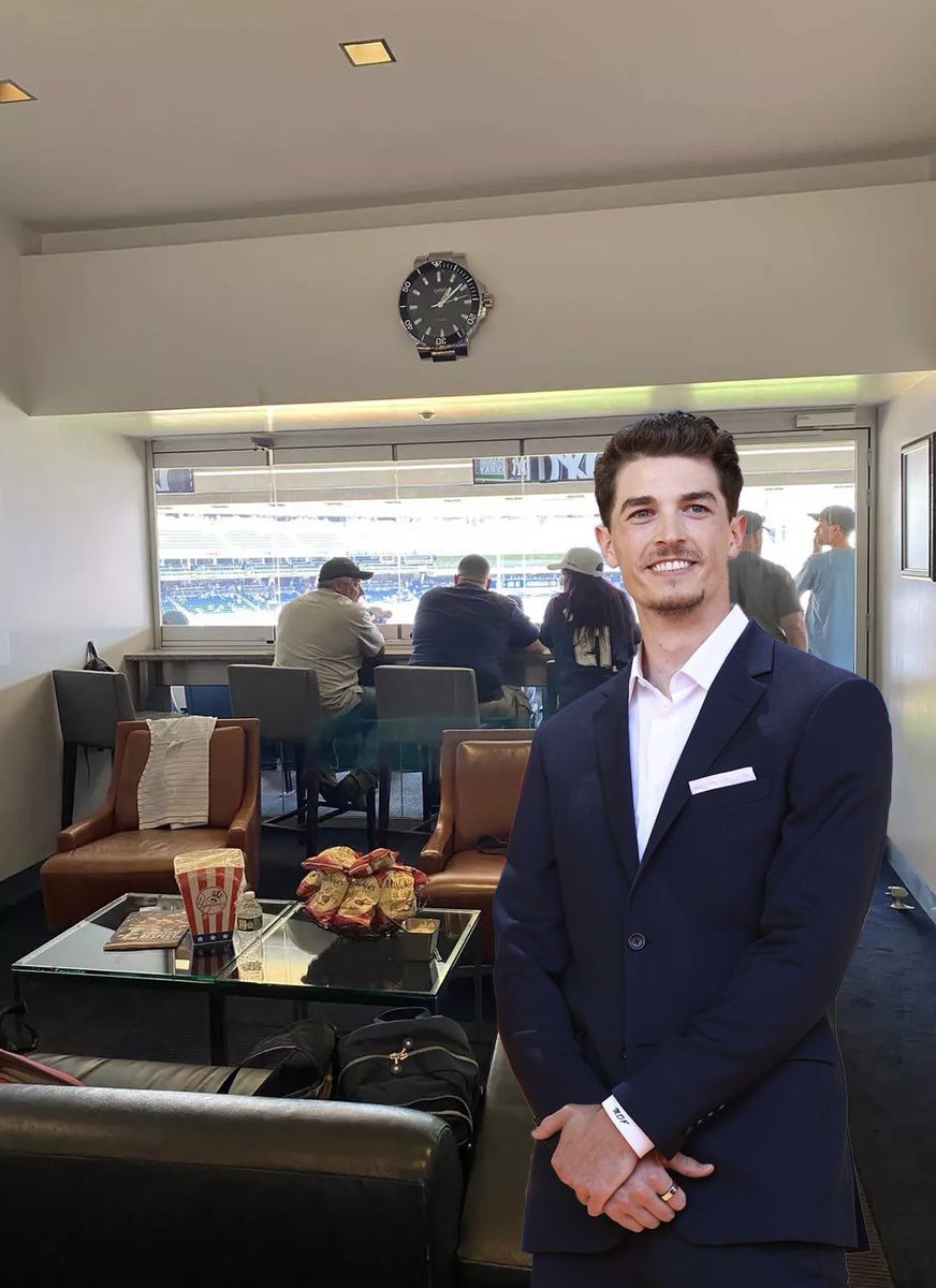 Max Fried in his Yankees Stadium Suite next year that he paid with his own multi-millions 🤣 #RepBx