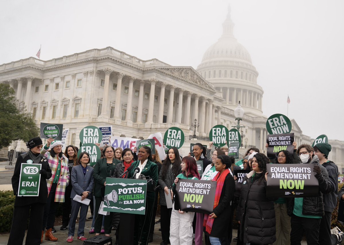 .<a href="/POTUS/">President Donald J. Trump</a> has the power to publish the Equal Rights Amendment before he leaves the White House. The ERA would help eliminate the gender pay gap, protect access to abortion and LGBTQ+ rights. It’s passed time for all of us to be written directly into the U.S. Constitution.