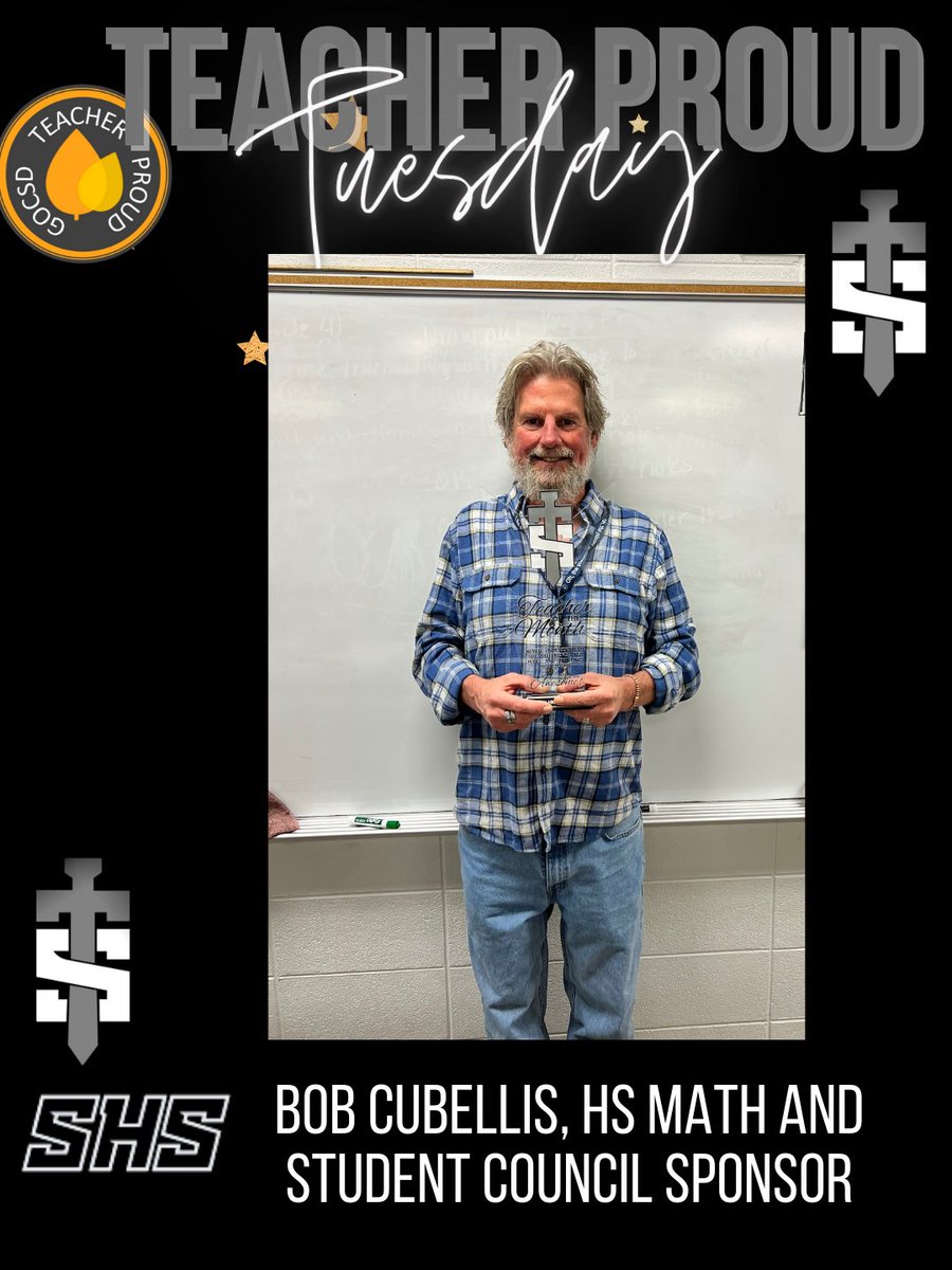 The Sparta High School would like to recognize Mr. Bob Cubellis as our TPT recipient. Bob is a one of a kind teacher, who has spent his years at Sparta building positive, supportive, and loving relationships with everyone he has encountered. Congrats Bob on receiving this honor.