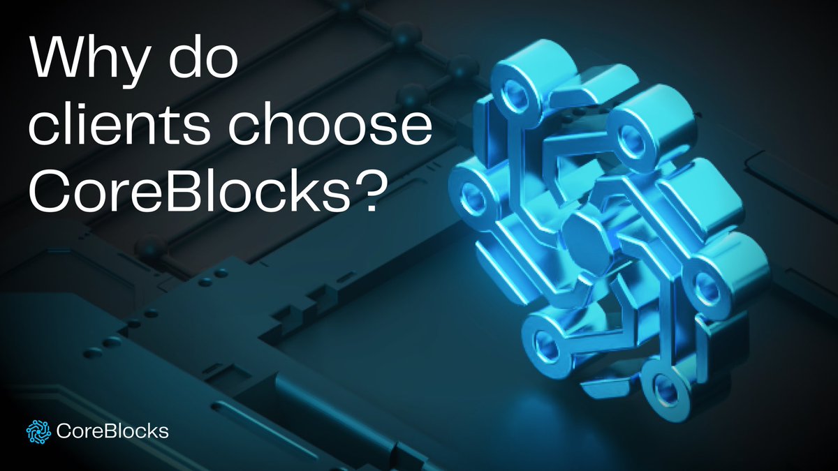 CoreBlocks Development Company tweet media