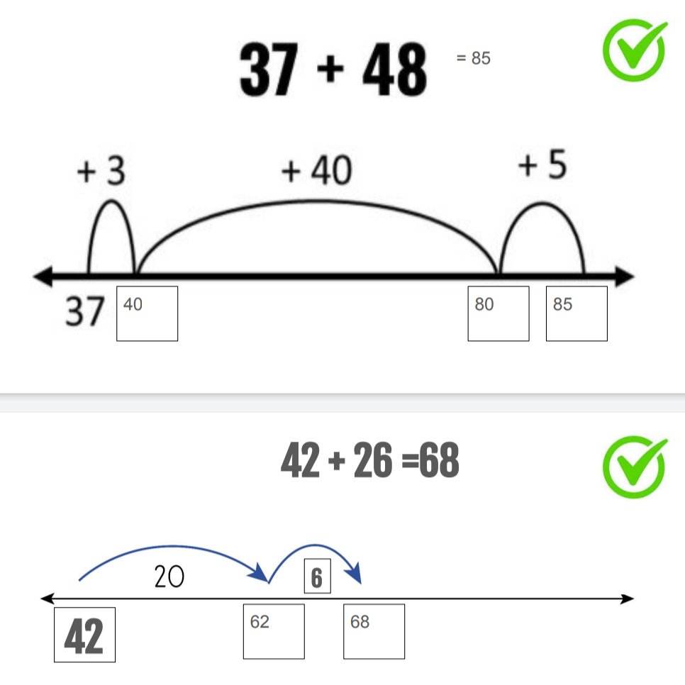 JRiversoCorreia's tweet image. So many ways to show your thinking and solutions #Addition @DP_math ⤵️