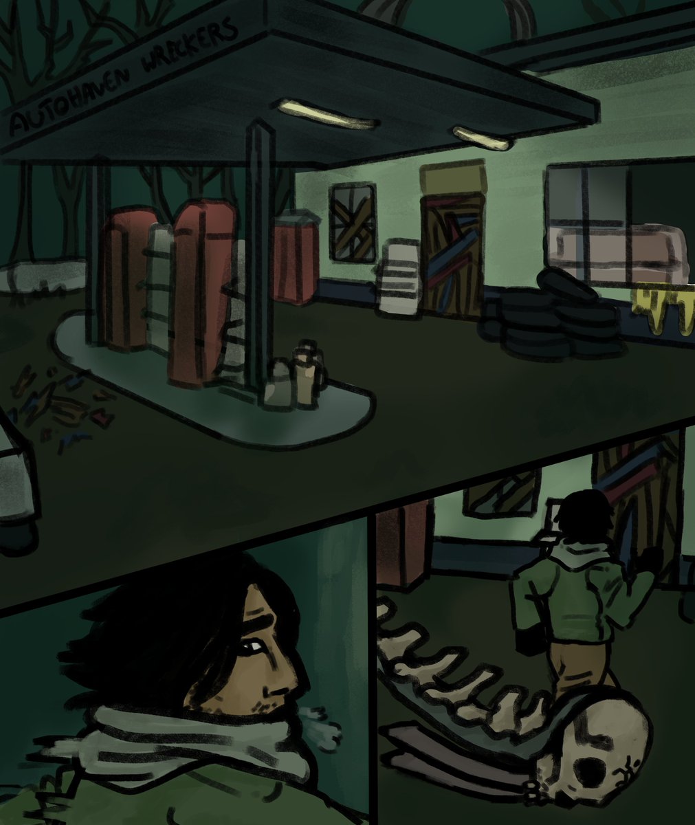 h3xr0t's tweet photo. DBD -Close encounters in Wreckers' Yard-
Pg 1 &amp; 2/ --comic🧵

‼️All red text is sign language‼️ https://t.co/w00ZuiQYrM