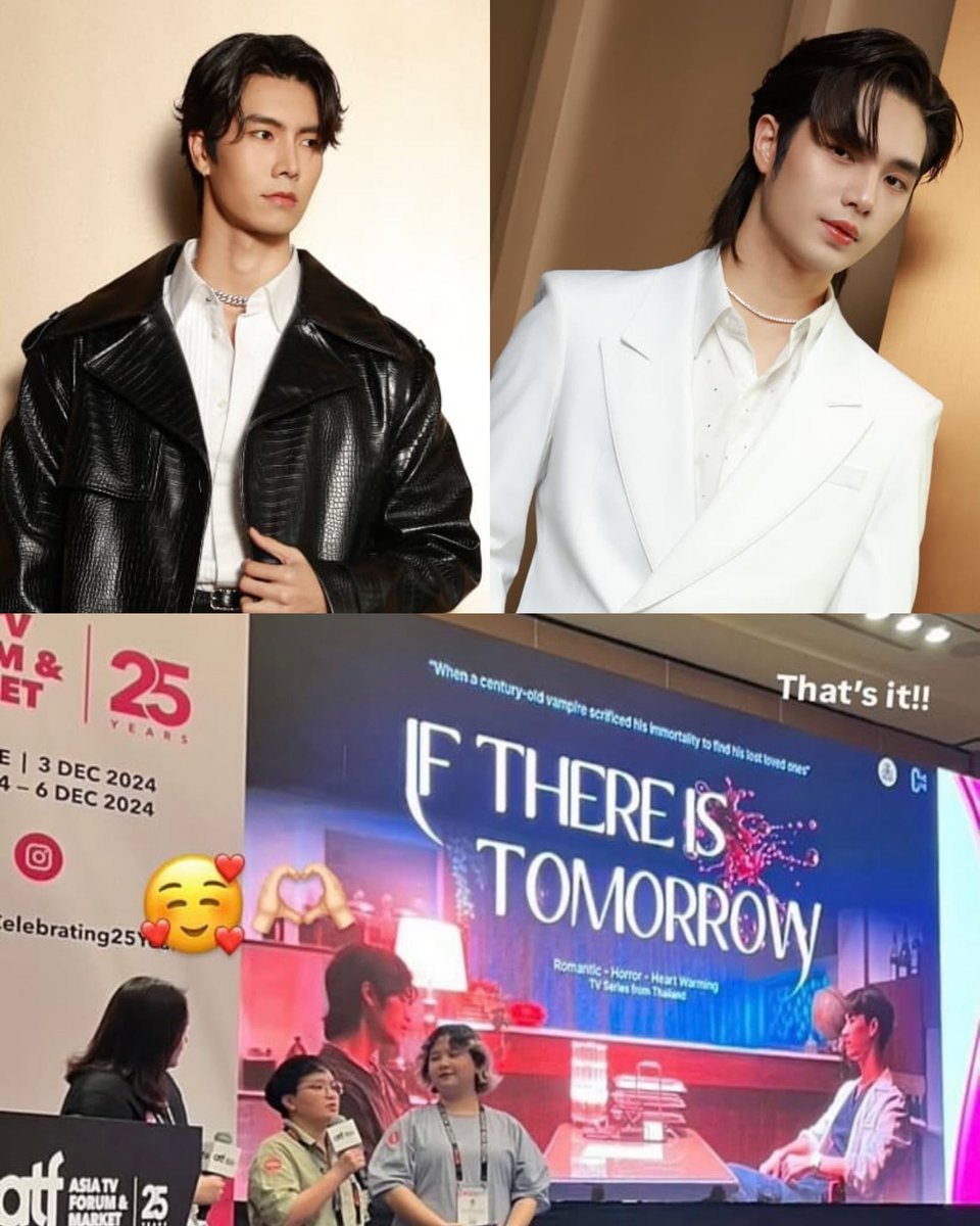 Oppaadramas's tweet photo. BL A CAMINHO!! 🤩 JJay Patiphan e Fuaiz Thanawat (#JjayFuaiz) do "4Minutes" estão escalados para estrelar um BL com temática de vampiros chamado #IfThereIsTomorrow. 

Script: O BL acompanha um vampiro centenário que sacrifica sua imortalidade para encontrar seu amor perdido. https://t.co/PdqSOyPAZx