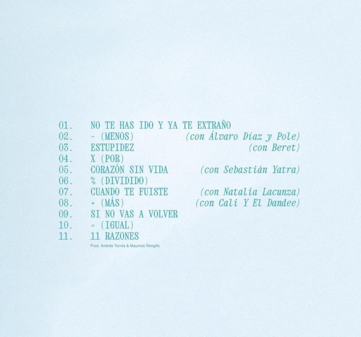 elenita0_6's tweet photo. HACE 4 AÑOS SALIÓ EL MEJOR DISCO DEL MUNDO, EL DISCO DE MI VIDA
Felices 4 años bebé, gracias @Aitanax 🩵#11razones https://t.co/wDCpVZPznJ