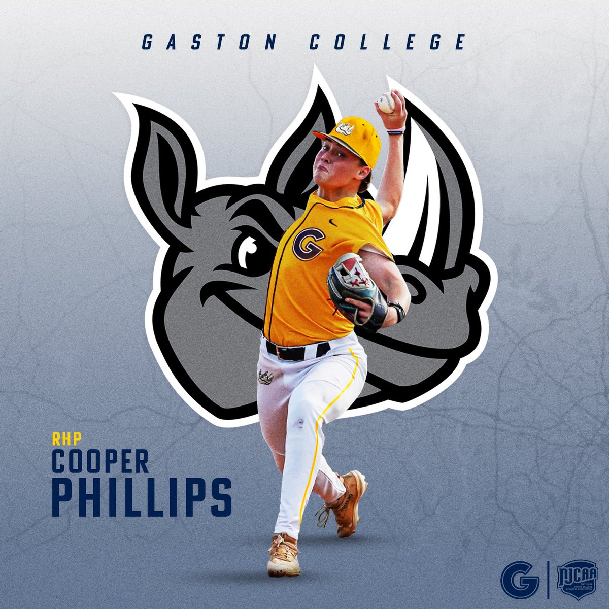 Cooper_Ph10's tweet photo. Blessed to announce that I will be committing to Gaston College. I want to thank my parents for their support and all my coaches for their help and guidance throughout this process. Lastly I want to thank Coach Doty and Coach Rand for the opportunity they have given me to compete at the next level. #FEARTHEHORN