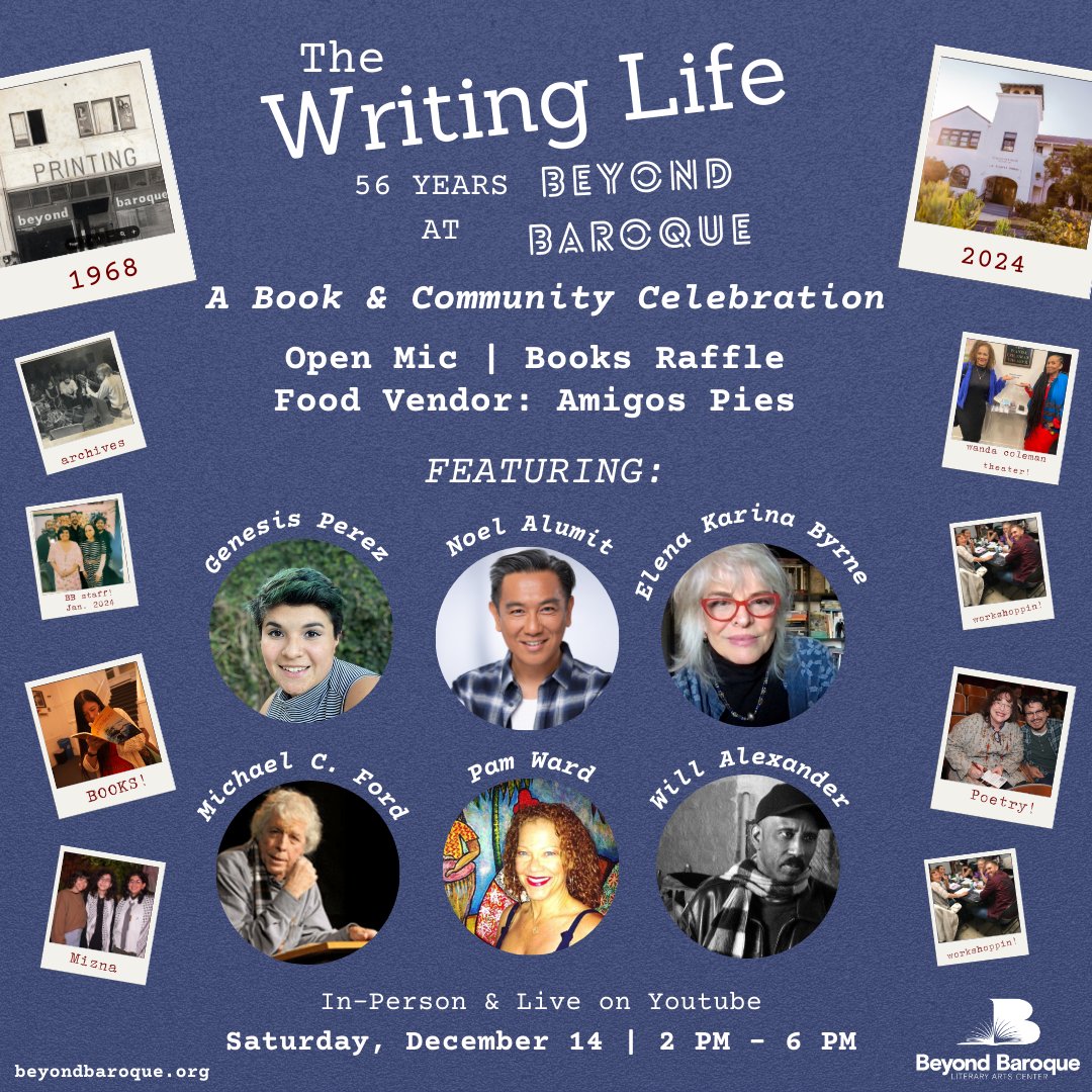 BBLitArts's tweet photo. LAST CHANCE to see ⚫️ Anonymous Stellar Ravines, a Surrealist art exhibition from Byron Baker and Beyond Baroque Poet-in-Residence Will Alexander—who will be reading in the theater as well.
RSVP today! https://t.co/SGxcGuhyNO
#beyondbaroque #poetry #artexhibition #venice https://t.co/vHK6a3aY4W