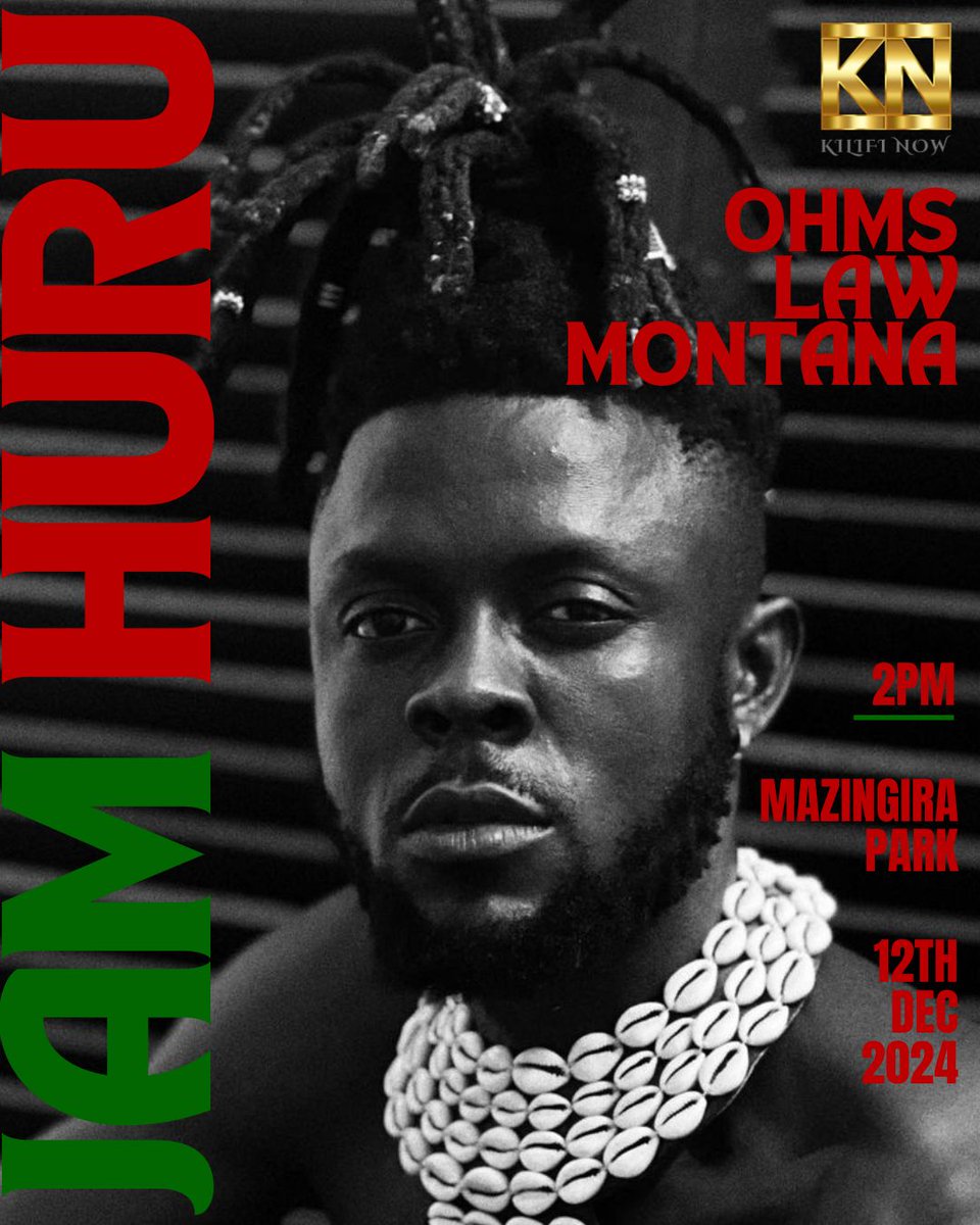 JAM HURU HAPPENING ON 12TH DEC AT MAZINGIRA PARK KILIFI. DONT MISS!!!! <a href="/KilifiNow/">KILIFI NOW</a>
youtu.be/z5-NkfAxgw0?si…