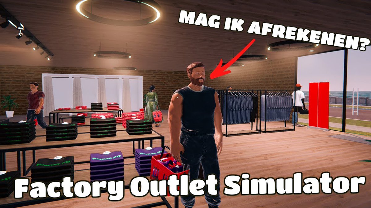 DittoYT25's tweet image. JA! Ik mag het EINDELIJK zeggen! Ik krijg mijn eigen MERCH! In #FactoryOutletSimulator.. Nee niet in het echt helaas... In iedergeval, straks om 12:00 staat ie ONLINE!😜