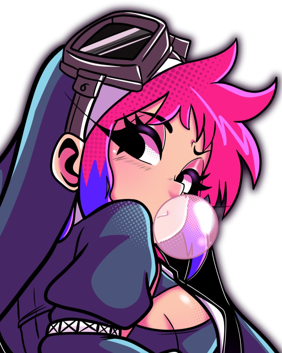 invdrcls's tweet photo. RePost of Nun Ramona Flowers from Scott Pilgrim, looking quite cheeky I would say 🩷👌! https://t.co/9mBPBuHGXu